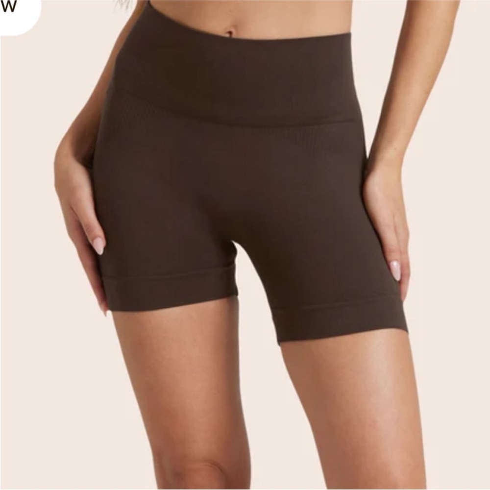SET Active SCULPTFLEX Brown Bike Shorts Size Medium